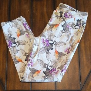 Tommy Bahama Floral Ankle Pants - Print Is Called Palms Of Persia Size 27